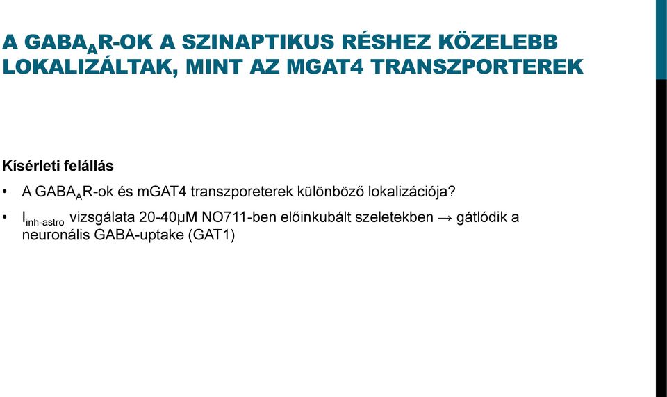 transzporeterek különböző lokalizációja?