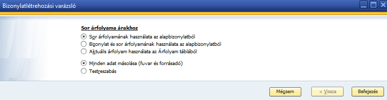 6.2 BEJÖVŐ JÓVÁÍRÁS 104. ábra: B > Bejövő jóváírás 105. ábra: B > Bejövő jóváírás/lista: Bejövő számlák 106.