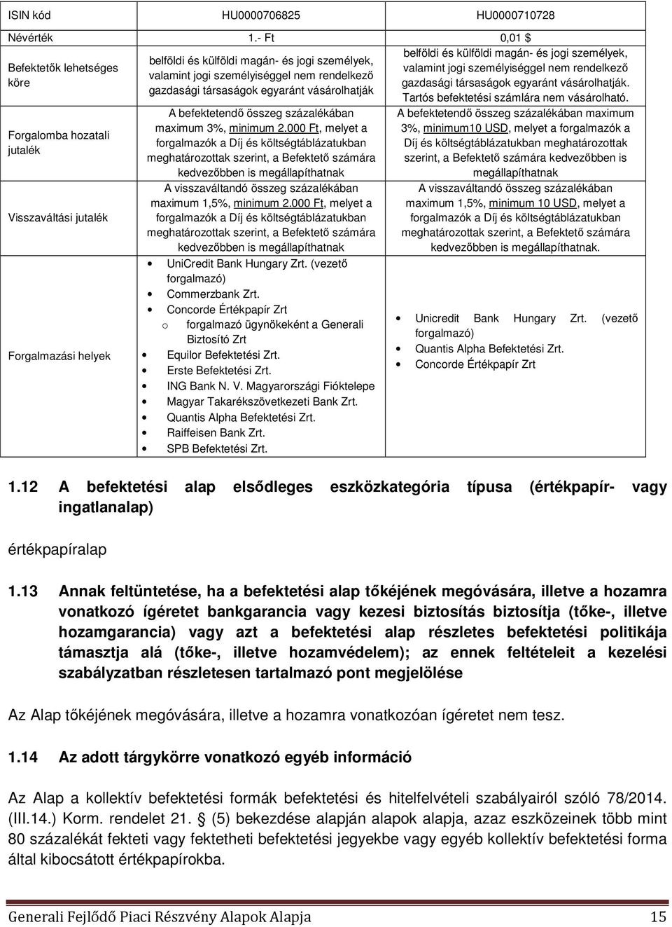 gazdasági társaságok egyaránt vásárolhatják A befektetendő összeg százalékában maximum 3%, minimum 2.