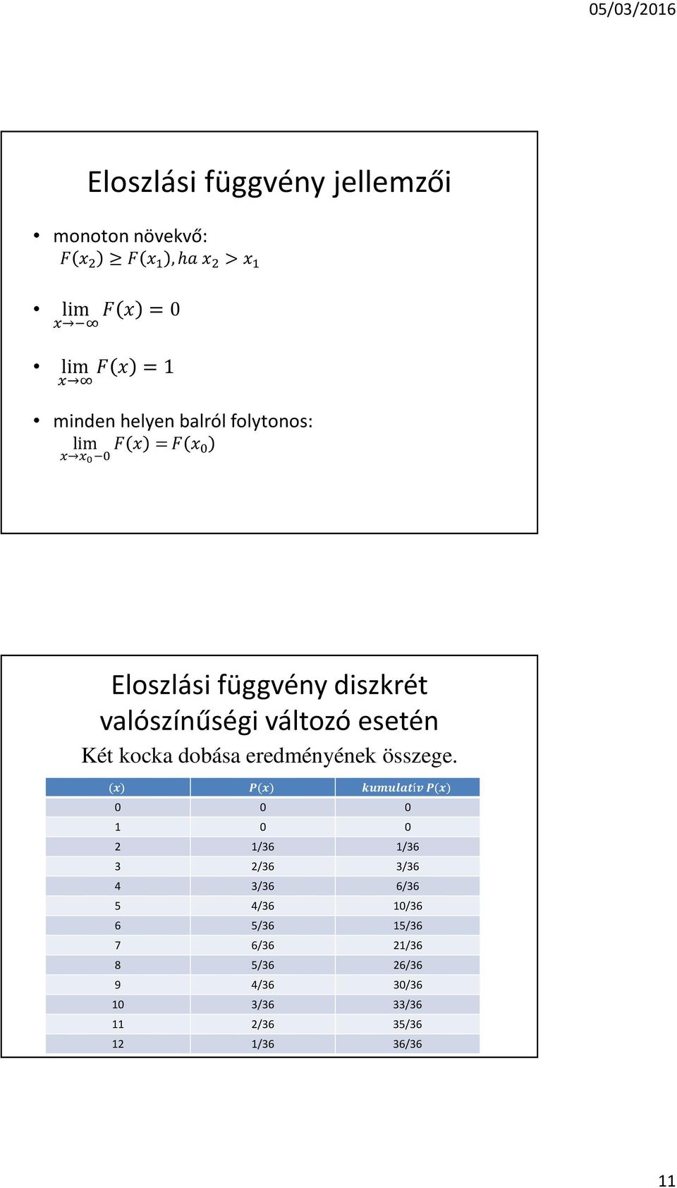 eredményének összege.