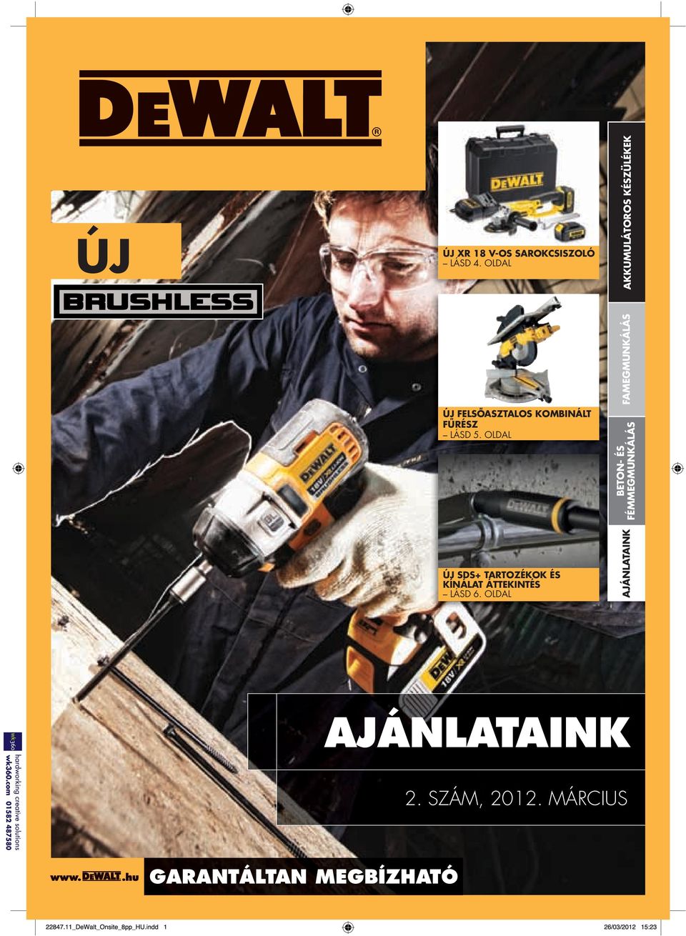 OLDAL FAMEGMUNKÁLÁS BETON- ÉS FÉMMEGMUNKÁLÁS SDS+ TARTOZÉKOK ÉS KÍNÁLAT
