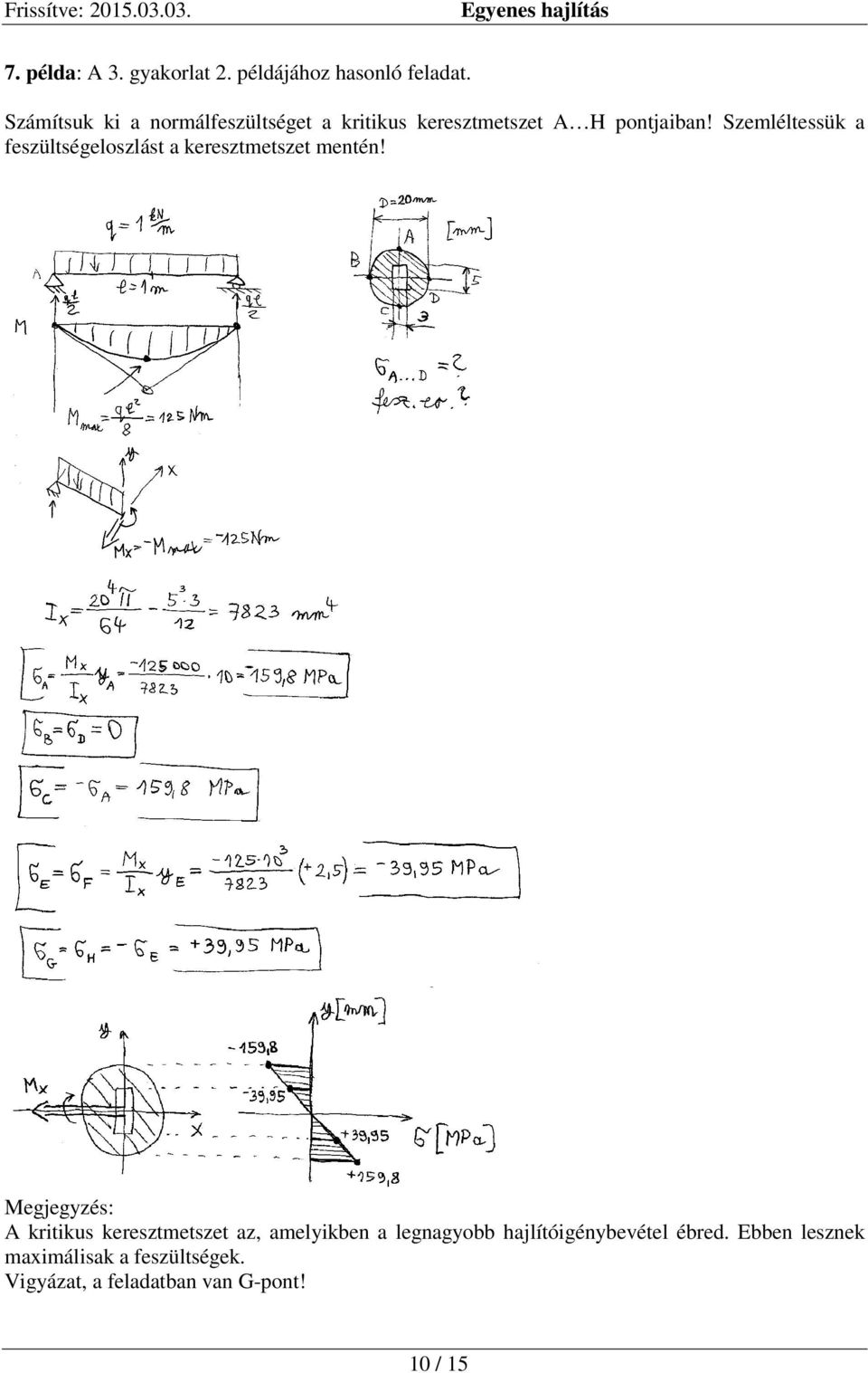 Navier-formula. Frissítve: Egyenes hajlítás - PDF Free Download