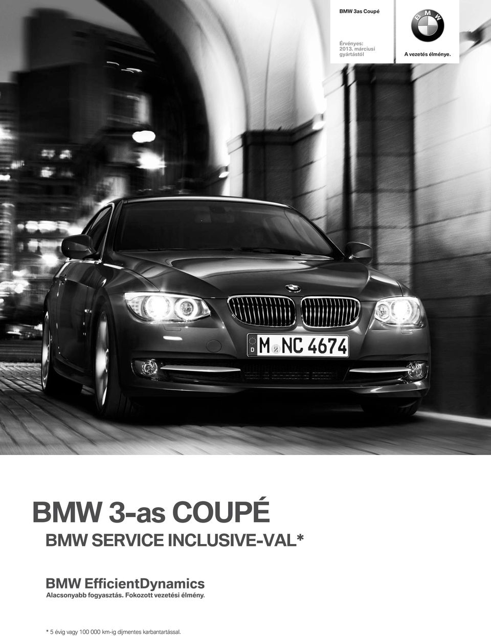 BMW 3-as COUPÉ BMW SERVICE