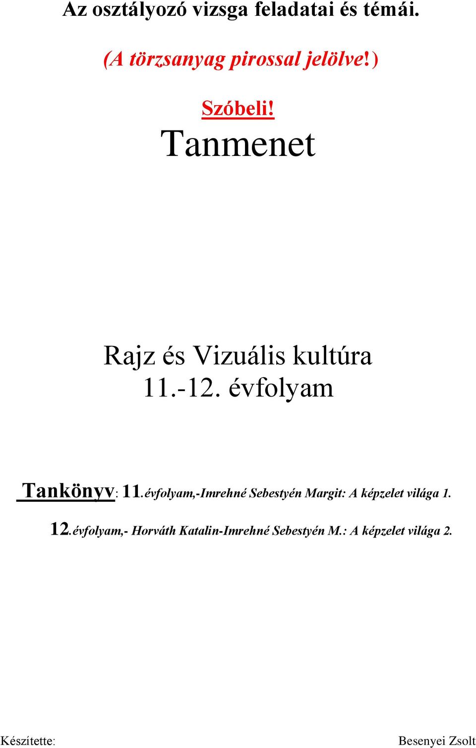 8 Osztályos Rajz Művészettörténet Ppt Bemutató