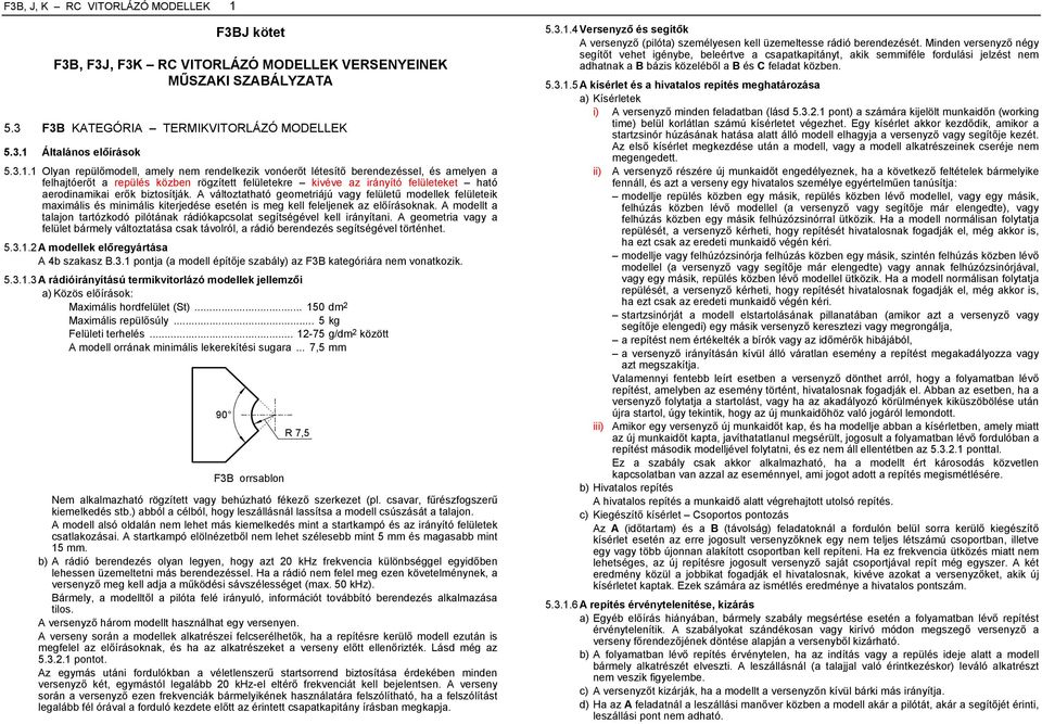 Általános előírások 5.3.1.
