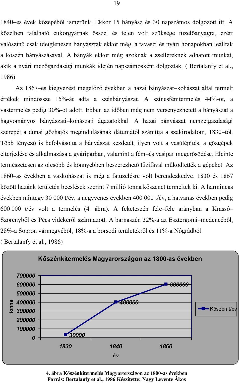 A bányák ekkor még azoknak a zselléreknek adhatott munkát, akik a nyári mezőgazdasági munkák idején napszámosként dolgoztak. ( Bertalanfy et al.