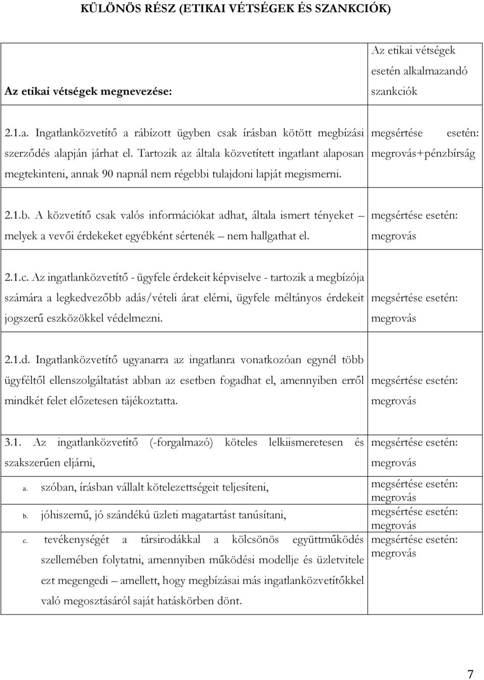 i tulajdoni lapját megismerni. +pénzbírság 2.1.b. A közvetítő cs