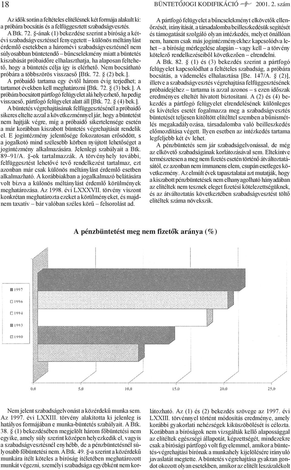 büntetés kiszabását próbaidőre elhalaszthatja, ha alaposan feltehető, hogy a büntetés célja így is elérhető. Nem bocsátható próbára a többszörös visszaeső [Btk. 72. (2) bek.].