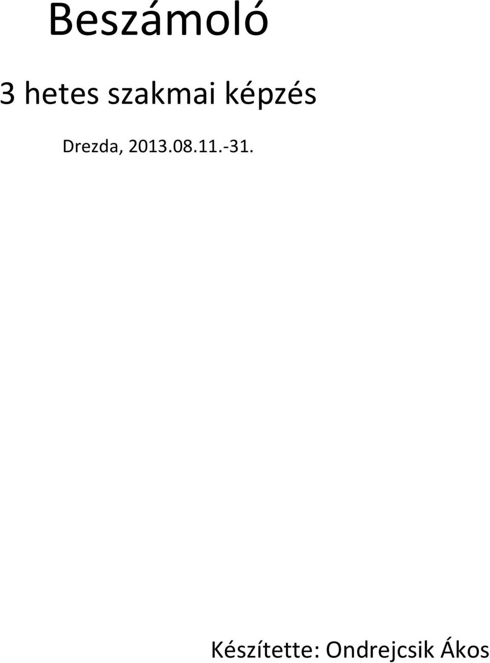 Drezda, 2013.08.11.