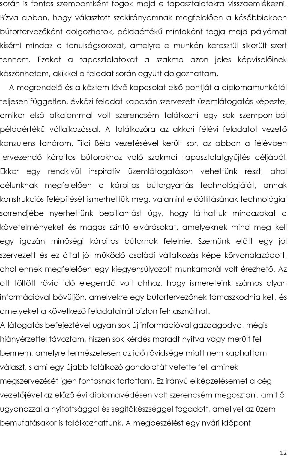keresztül sikerült szert tennem. Ezeket a tapasztalatokat a szakma azon jeles képviselőinek köszönhetem, akikkel a feladat során együtt dolgozhattam.