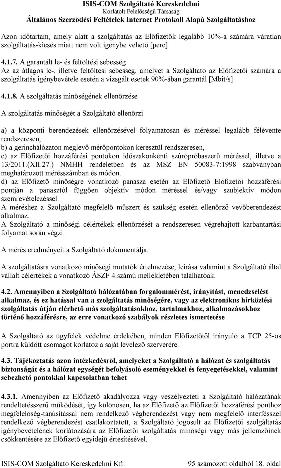 garantál [Mbit/s] 4.1.8.