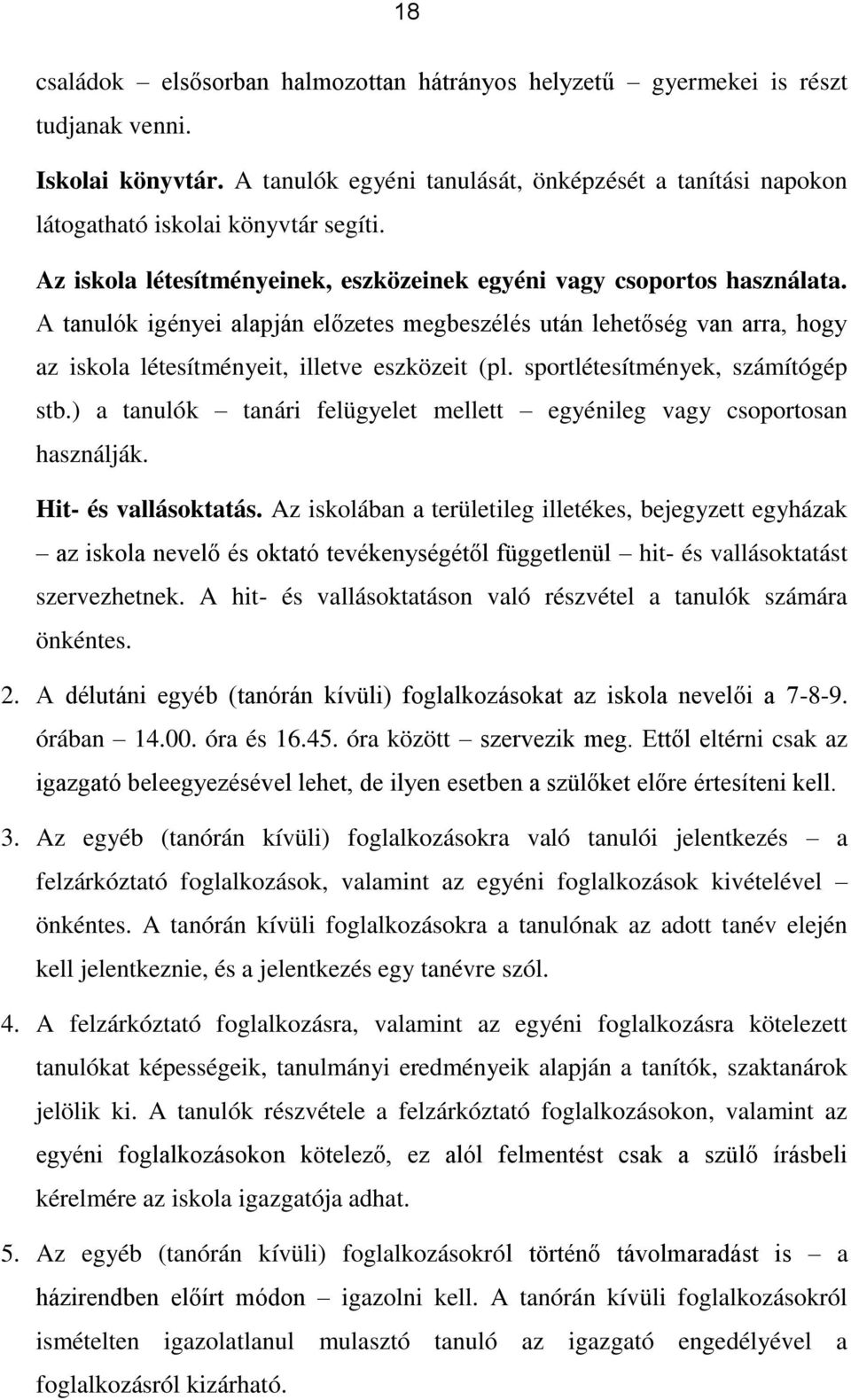 Vári Emil Társulási Általános Iskola Házirendje - PDF Ingyenes letöltés
