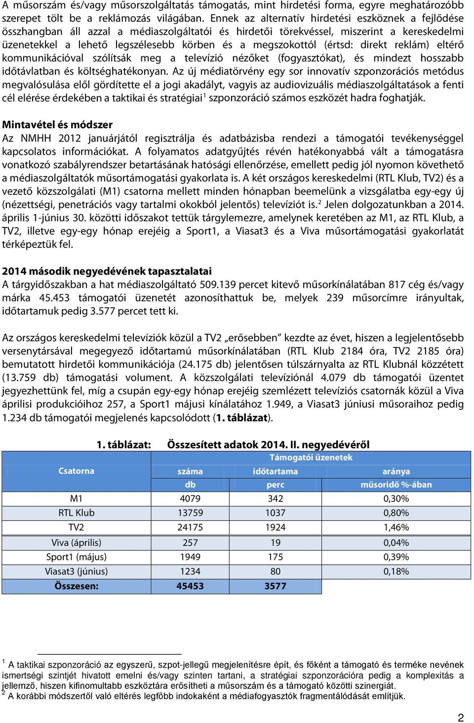 megszokottól (értsd: direkt reklám) eltérő kommunikációval szólítsák meg a televízió nézőket (fogyasztókat), és mindezt hosszabb időtávlatban és költséghatékonyan.