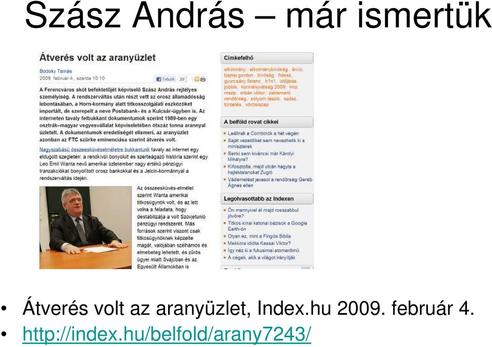 Index.hu 2009. február 4.