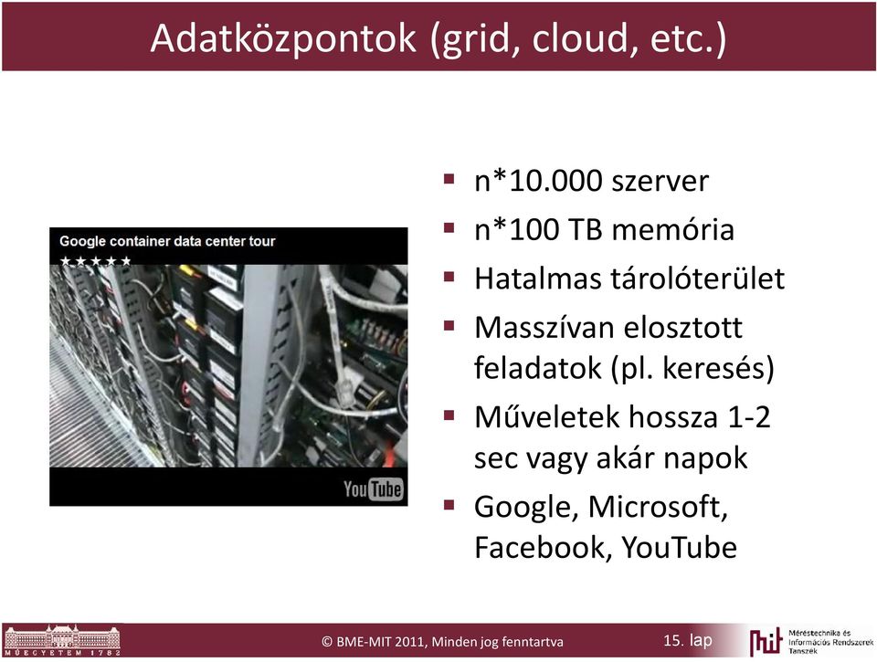 elosztott feladatok (pl.