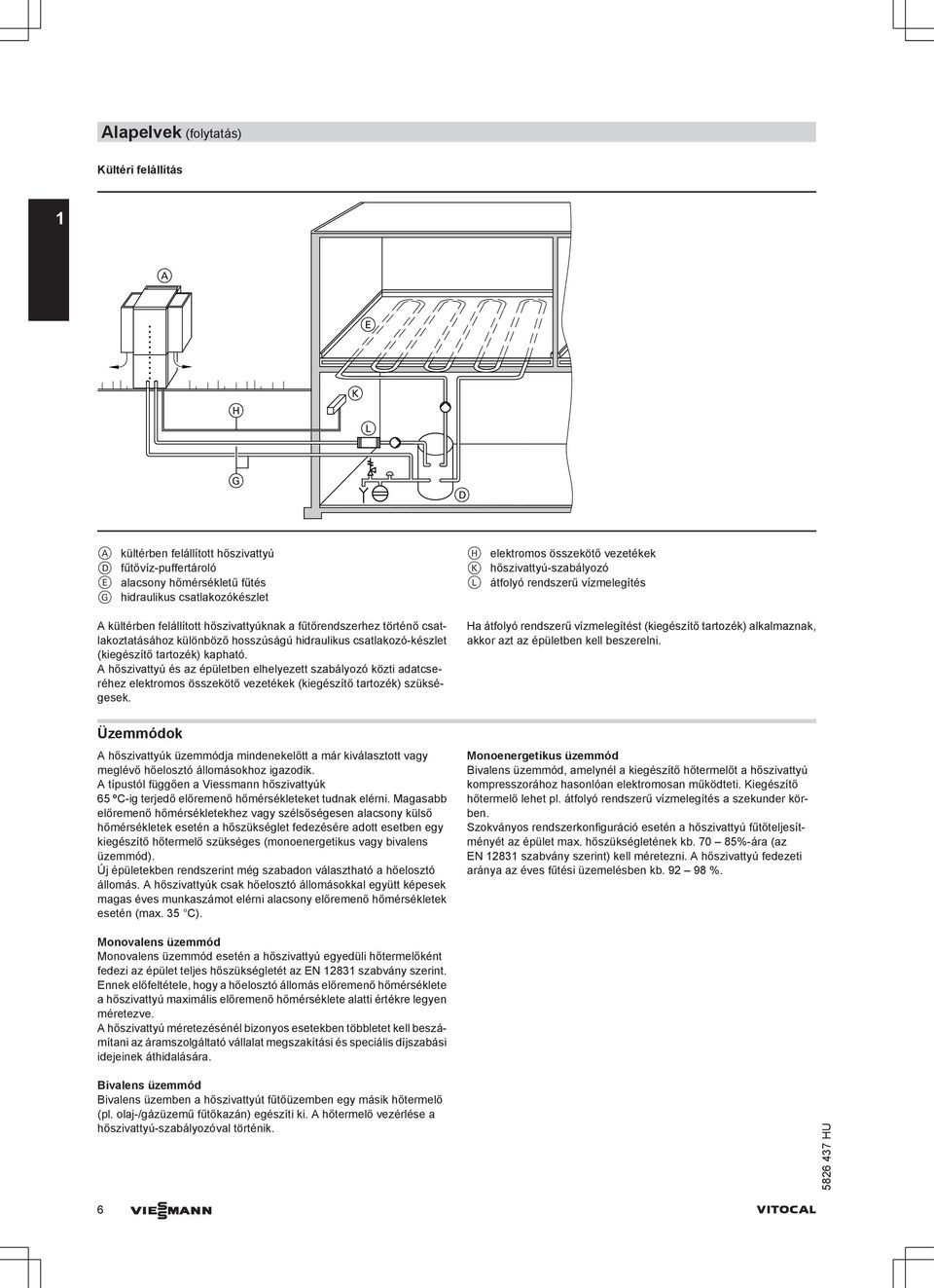 A hőszivattyú és az épületben elhelyezett szabályozó közti adatcseréhez elektromos összekötő vezetékek (kiegészítő tartozék) szükségesek.