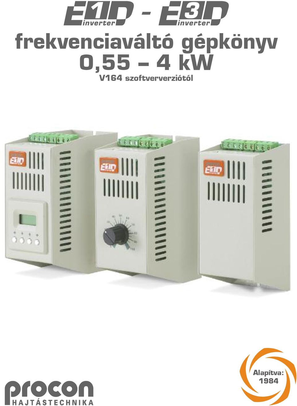 gépkönyv 0,55 4 kw