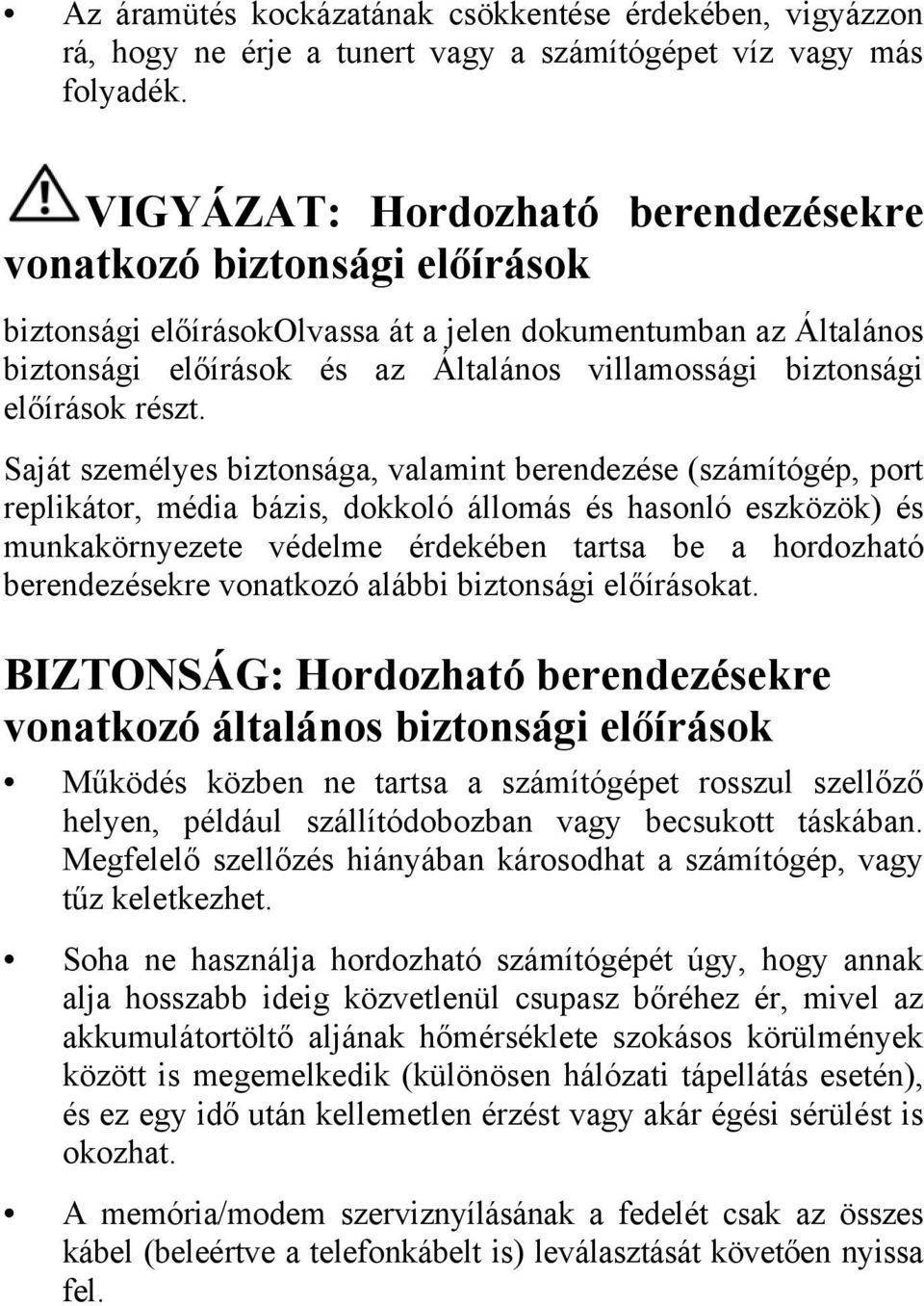 előírások részt.