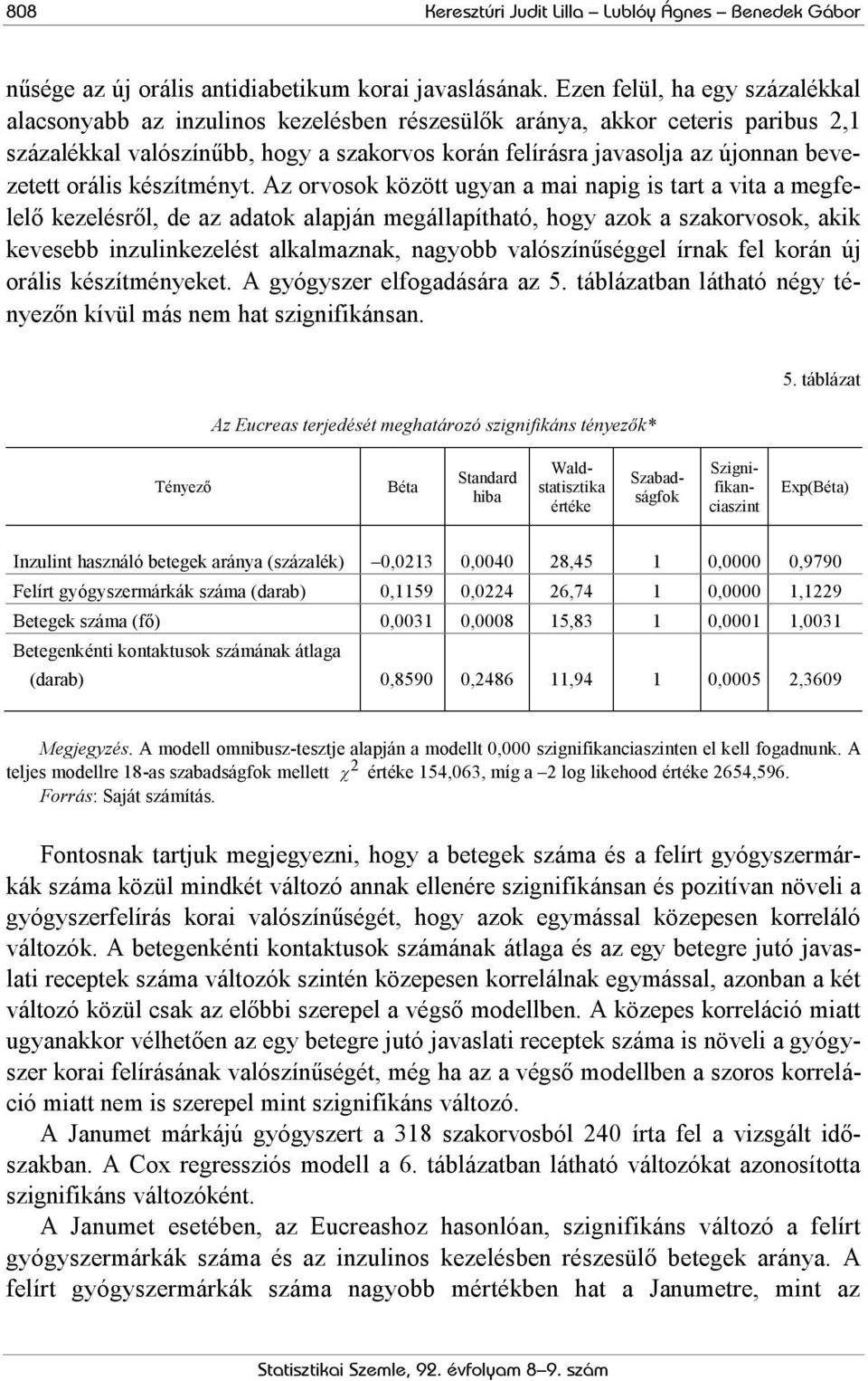 bevezetett orális készítményt.