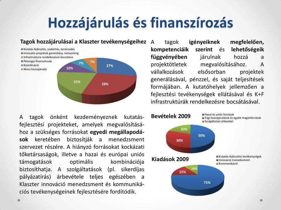 egyedi megállapodások keretében biztosítják a menedzsment szervezet részére.