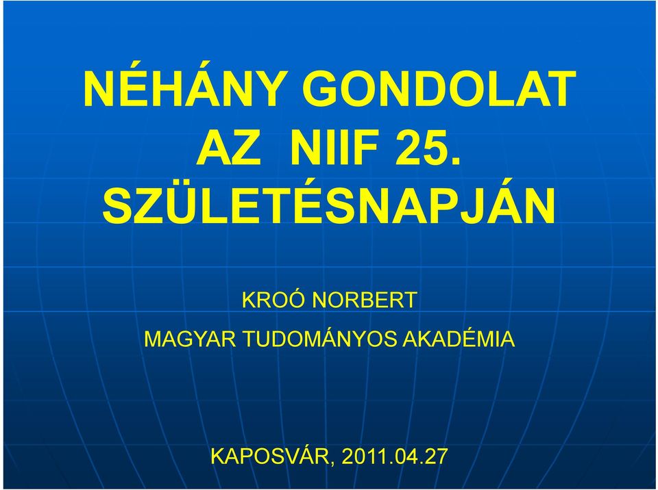 NORBERT MAGYAR TUDOMÁNYOS