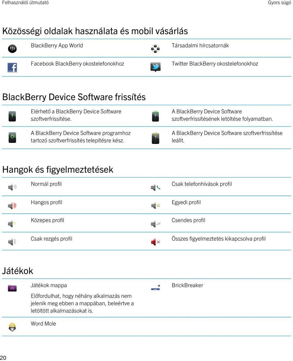 A BlackBerry Device Software szoftverfrissítésének letöltése folyamatban. A BlackBerry Device Software szoftverfrissítése leállt.