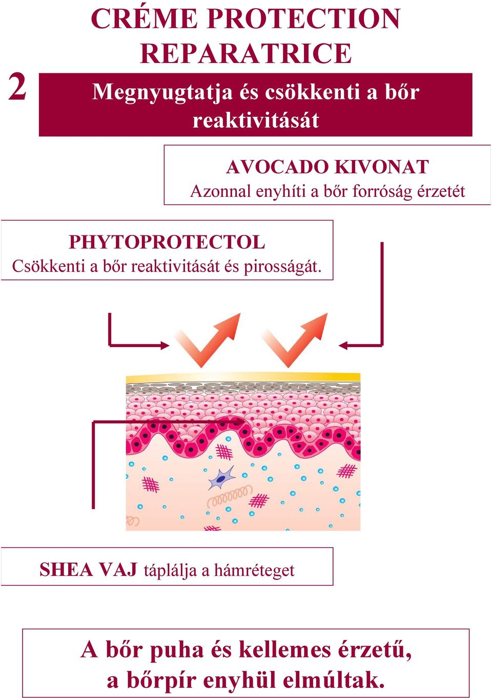 pirosságát.