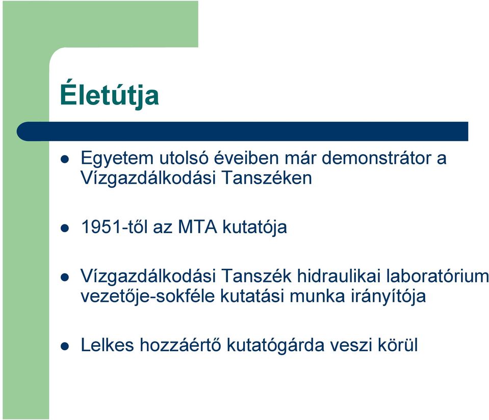 Vízgazdálkodási Tanszék hidraulikai laboratórium