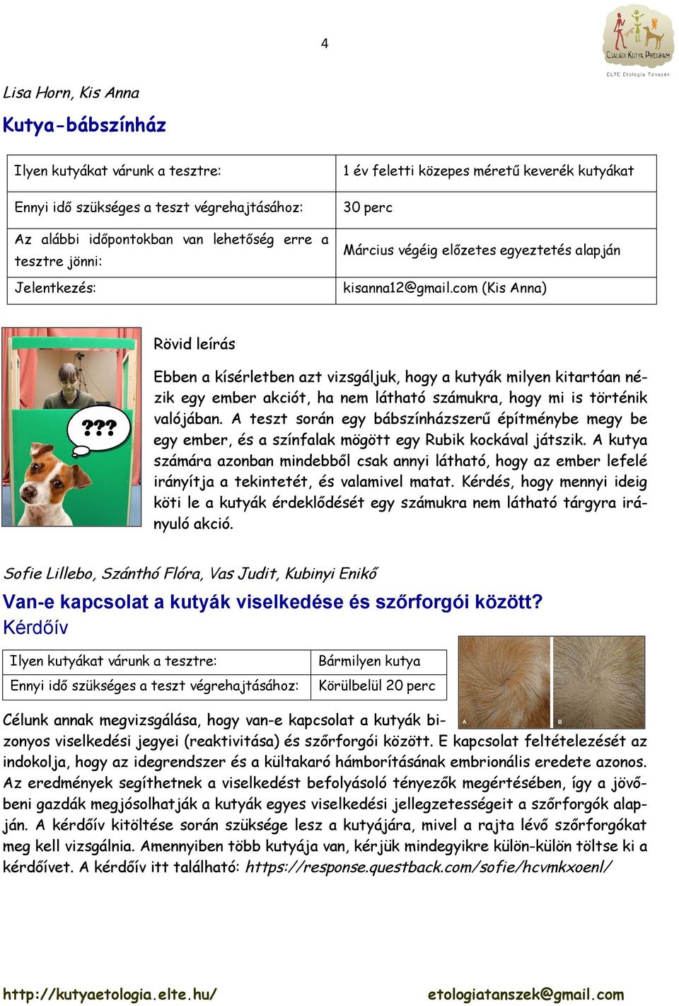 A teszt során egy bábszínházszerű építménybe megy be egy ember, és a színfalak mögött egy Rubik kockával játszik.