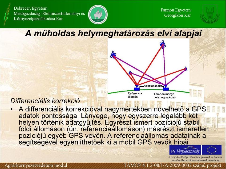 Lényege, hogy egyszerre legalább két helyen történik adatgyűjtés.