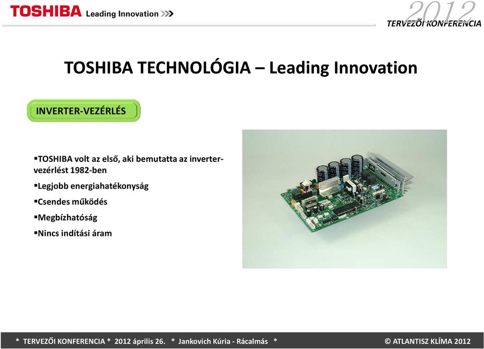 bemutatta az inverter- vezérlést 1982-ben Legjobb