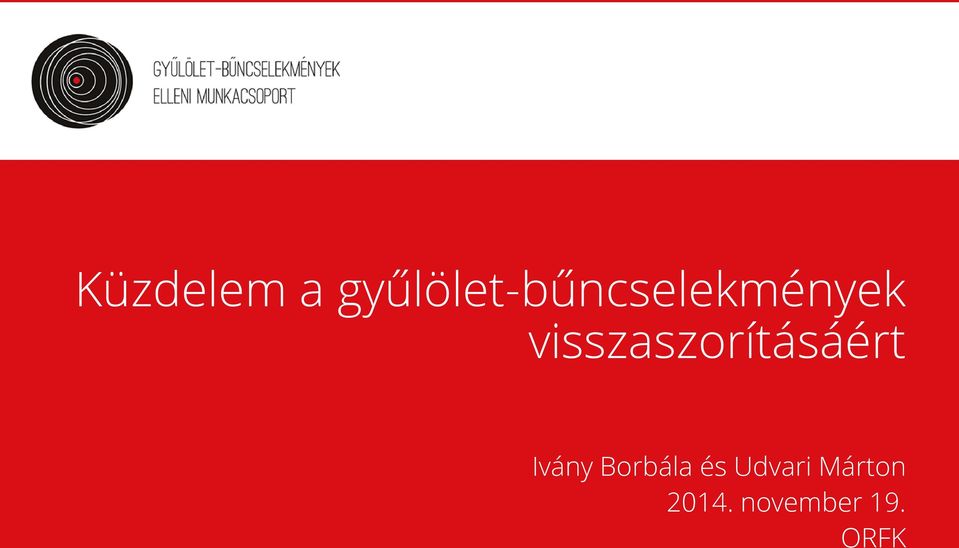 visszaszorításáért Ivány