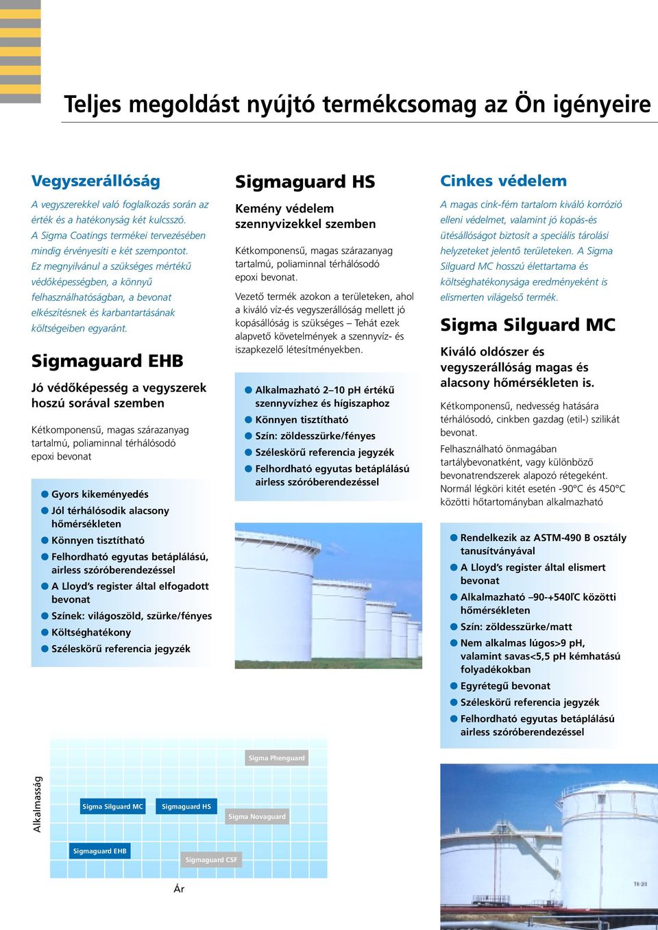 Ez megnyilvánul a szükséges mértékű védőképességben, a könnyű felhasználhatóságban, a elkészítésnek és karbantartásának költségeiben egyaránt.