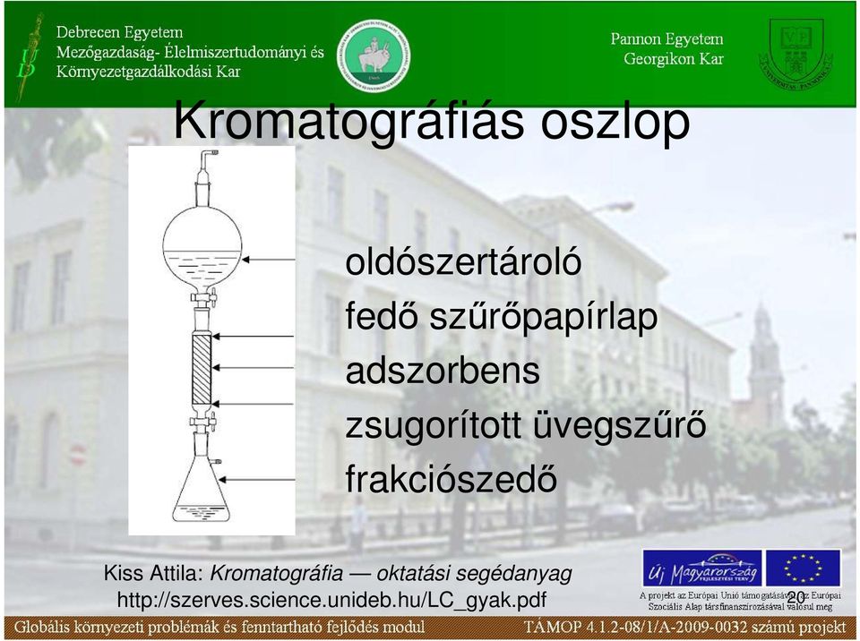 frakciószedı Kiss Attila: Kromatográfia oktatási