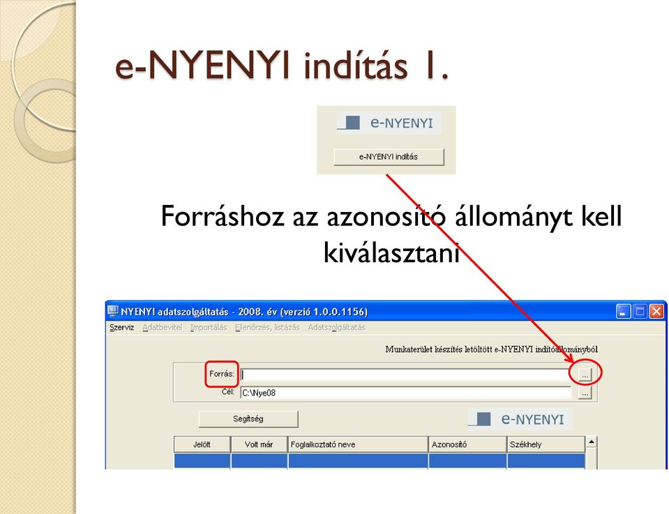 azonosító