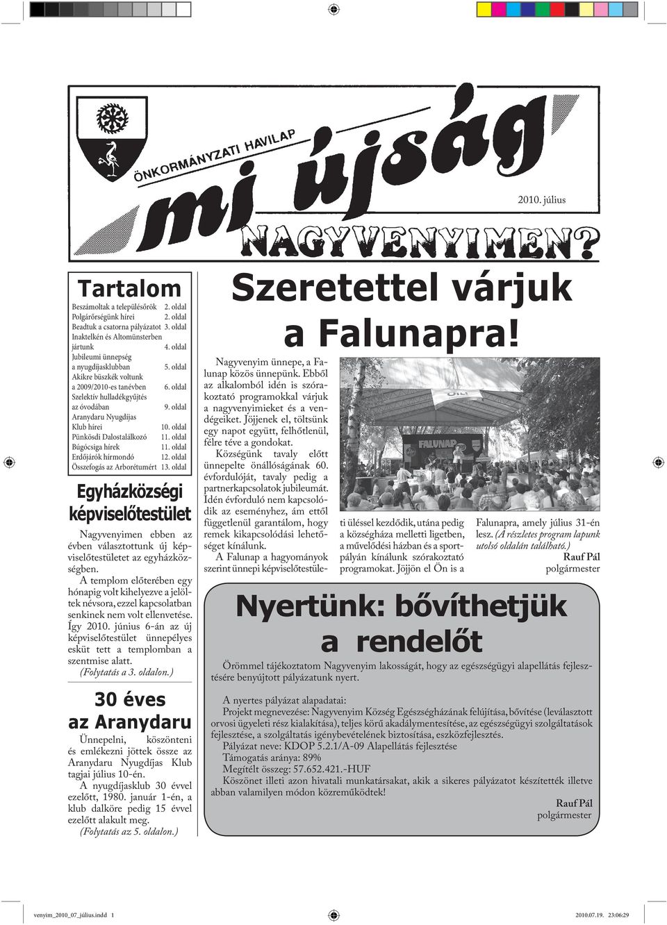Szeretettel várjuk a Falunapra! - PDF Free Download