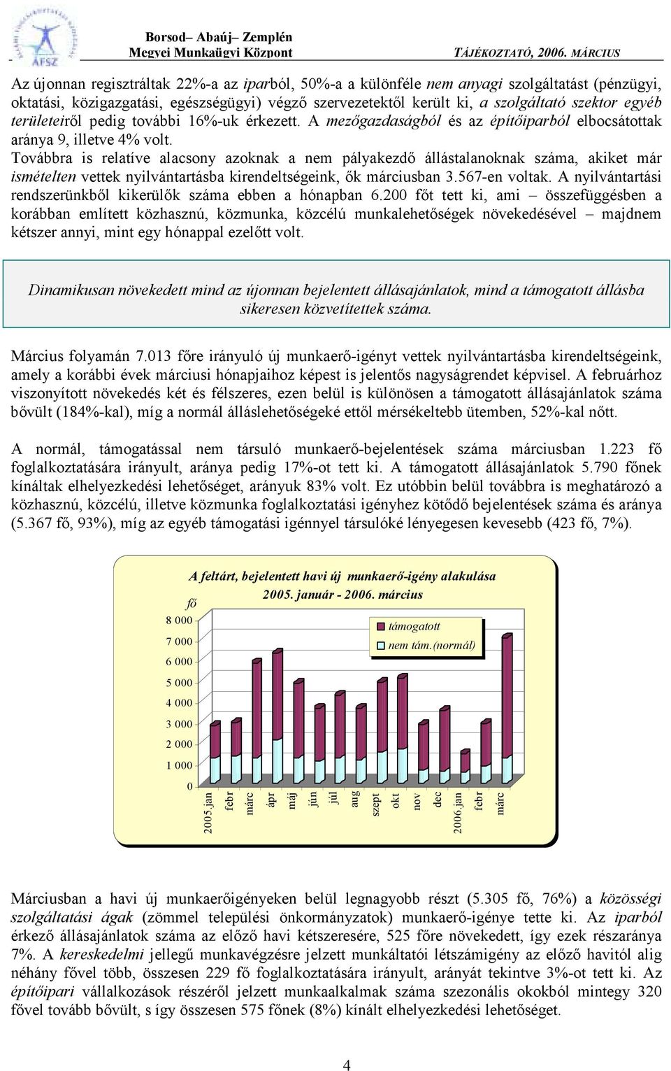 Továbbra is relatíve alacsony azoknak a nem pályakezdő állástalanoknak száma, akiket már ismételten vettek nyilvántartásba kirendeltségeink, ők iusban 3.567-en voltak.
