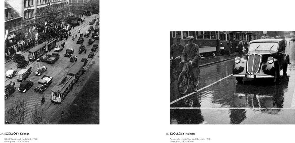 28. SZÖLLÔSY Kálmán Autó és kerékpár/car