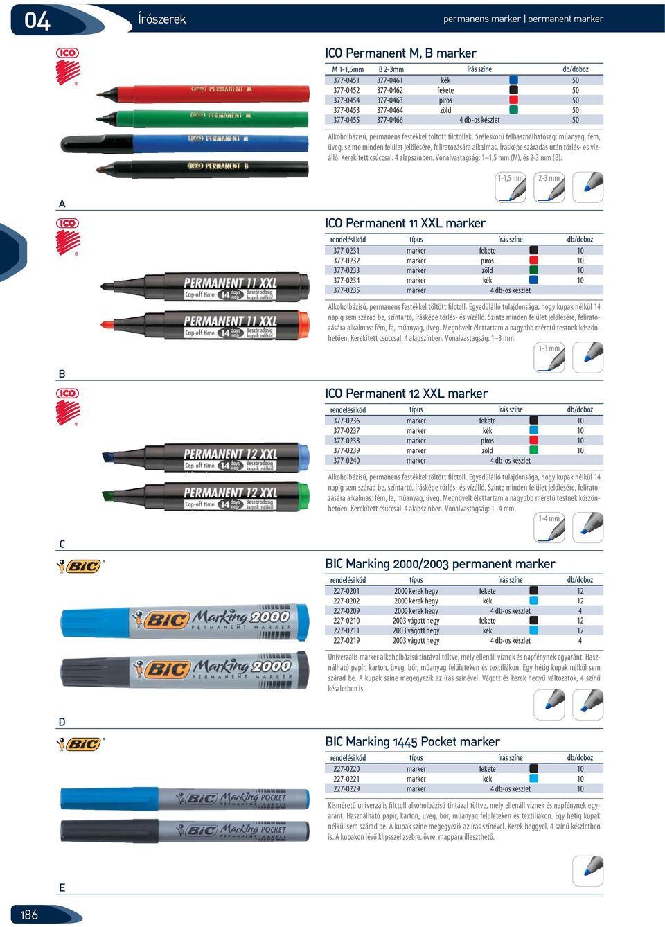 Zebra McKie Extra Fine permanent marker. Zebra Z-PM permanent marker.  Tratto permanent marker. Granit M810 Piccolo permanent marker - PDF Free  Download