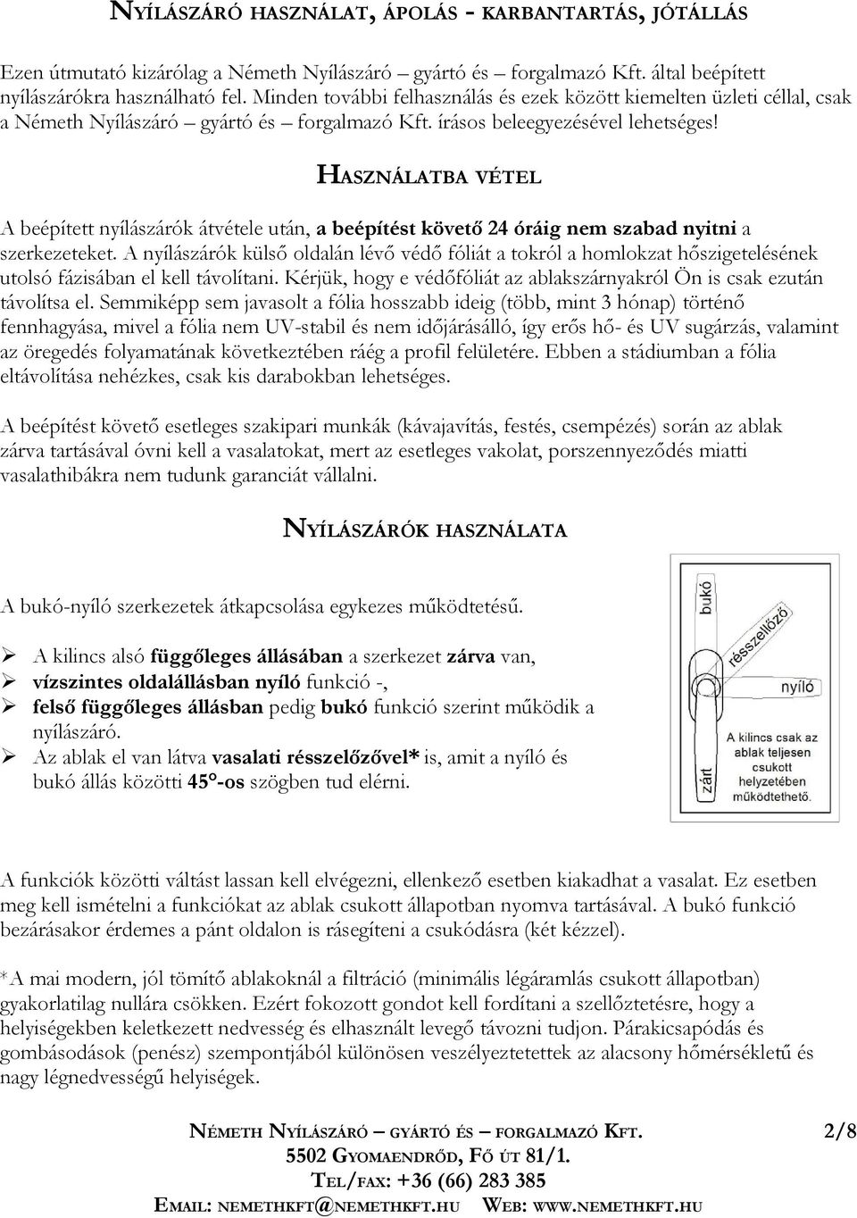 HASZNÁLATI ÚTMUTATÓ MŰANYAG - PDF Free Download