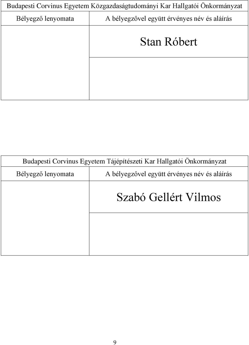 A Budapesti Corvinus Egyetem Hallgatói Önkormányzatának. alapszabályának  függeléke - PDF Free Download