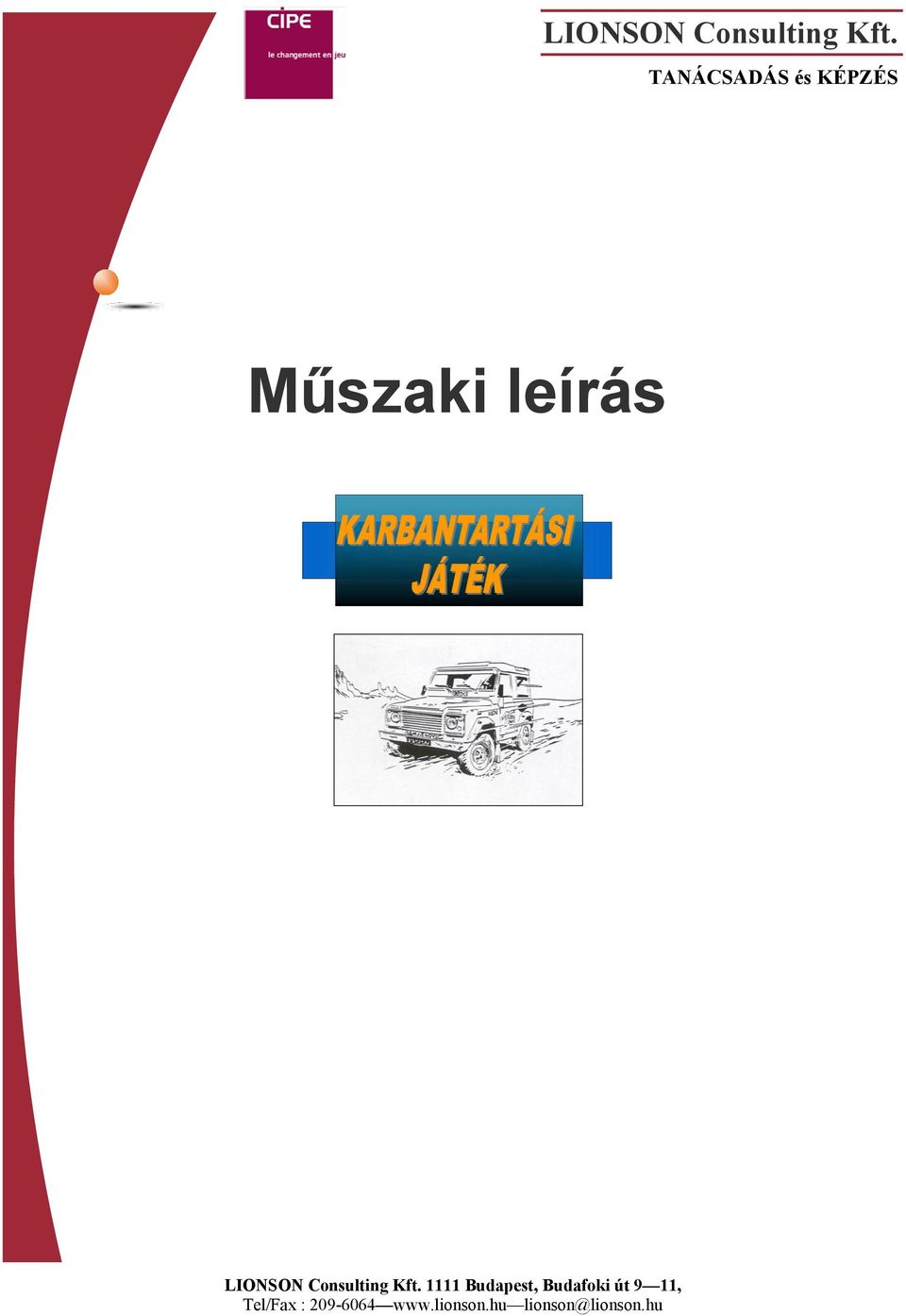 TANÁCSADÁS és