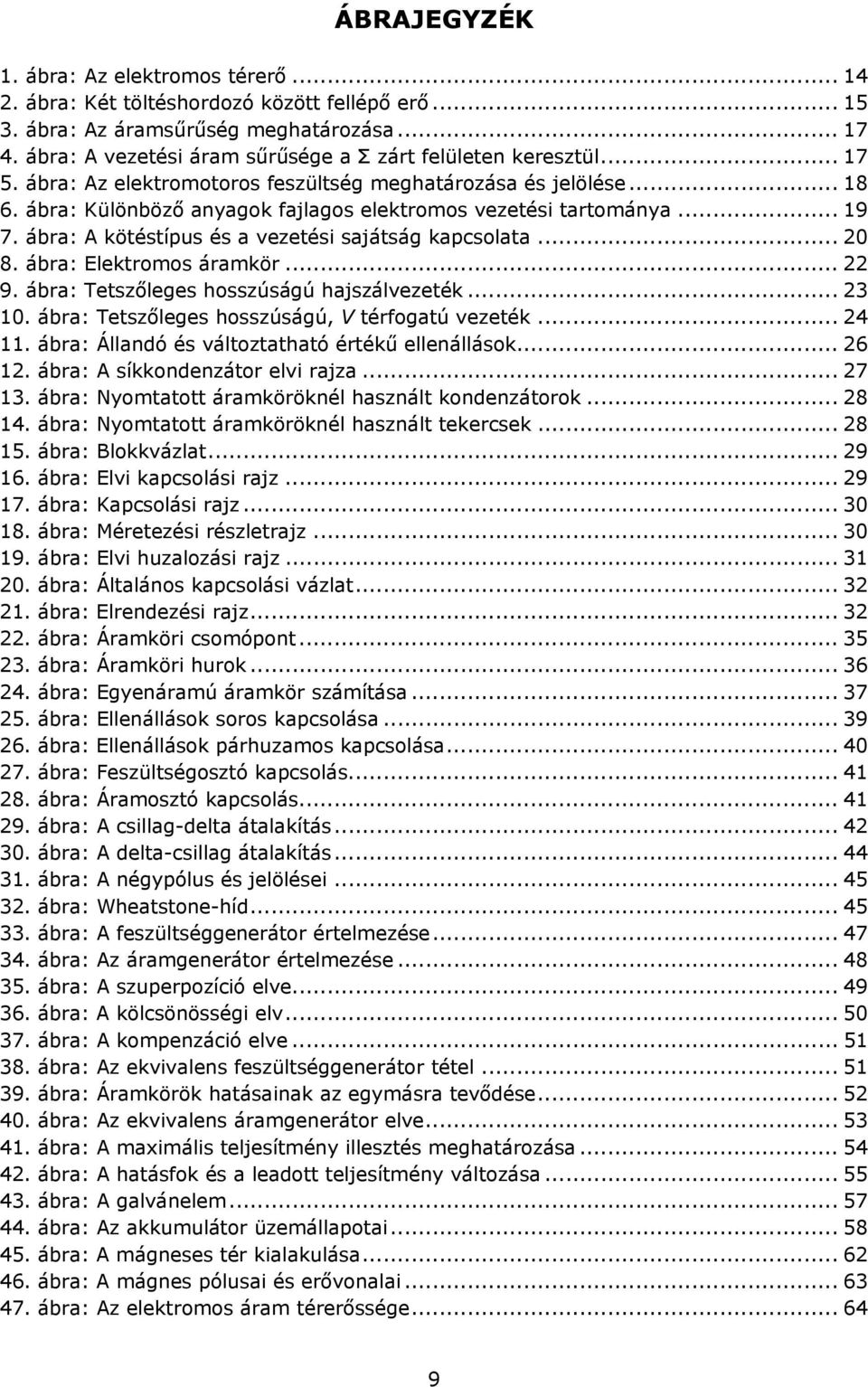 ábra: Különböző anyagok fajlagos elektromos vezetési tartománya... 19 7. ábra: A kötéstípus és a vezetési sajátság kapcsolata... 20 8. ábra: Elektromos áramkör... 22 9.