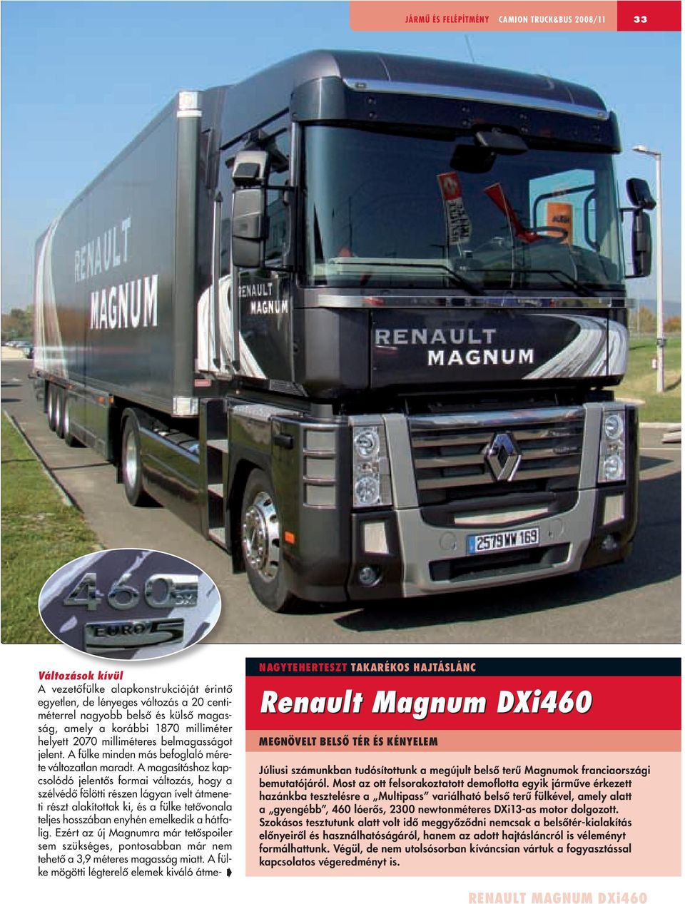 Renault Magnum DXi460. RENAULT MAGNUM DXi460 - PDF Free Download