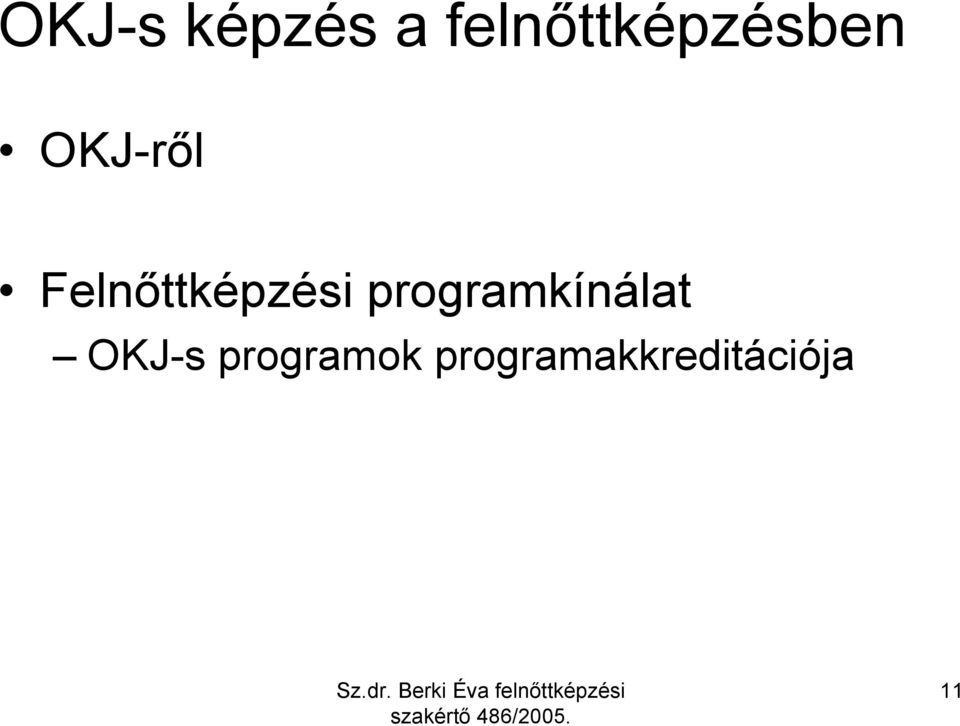 Felnőttképzési