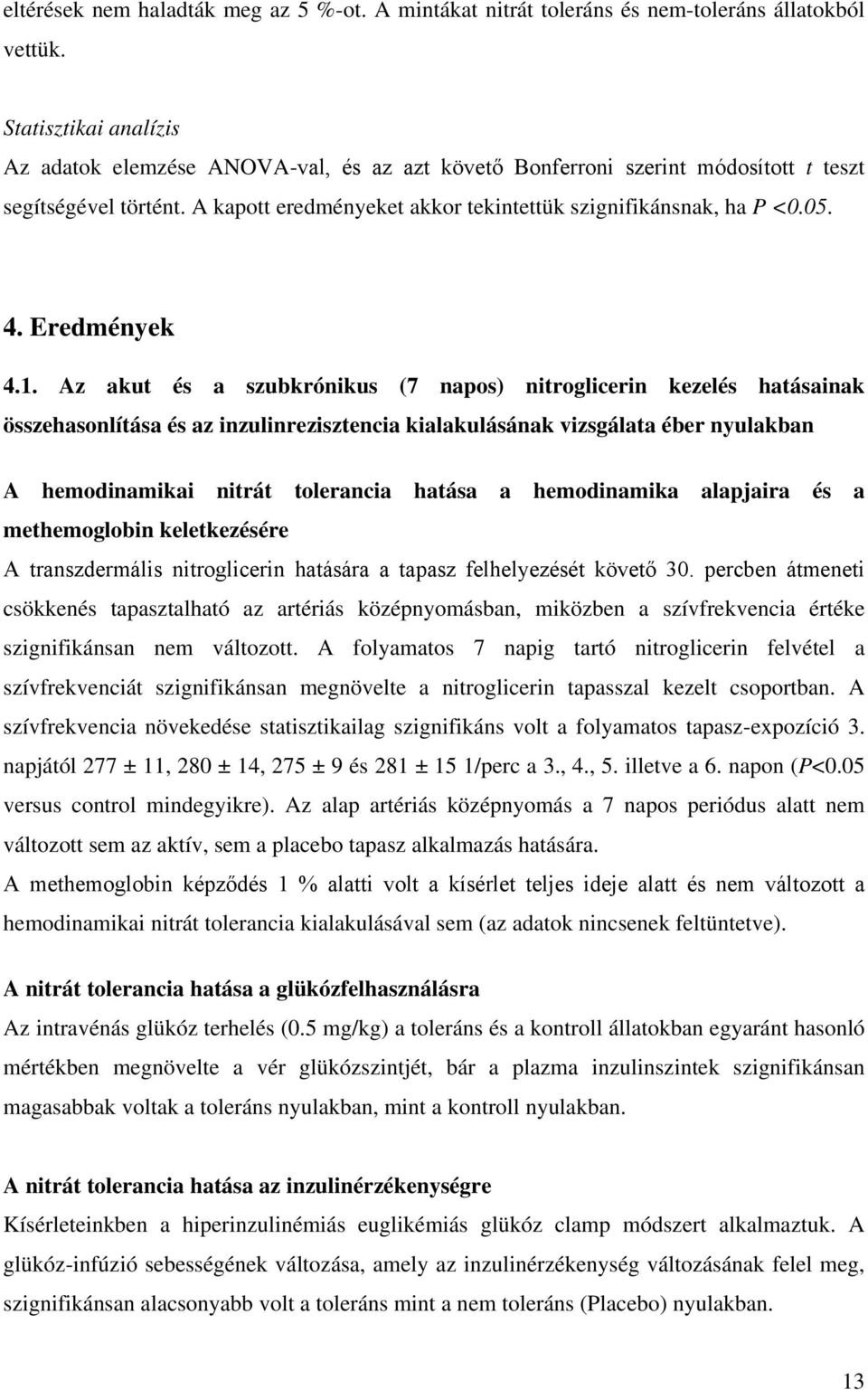 Eredmények 4.1.
