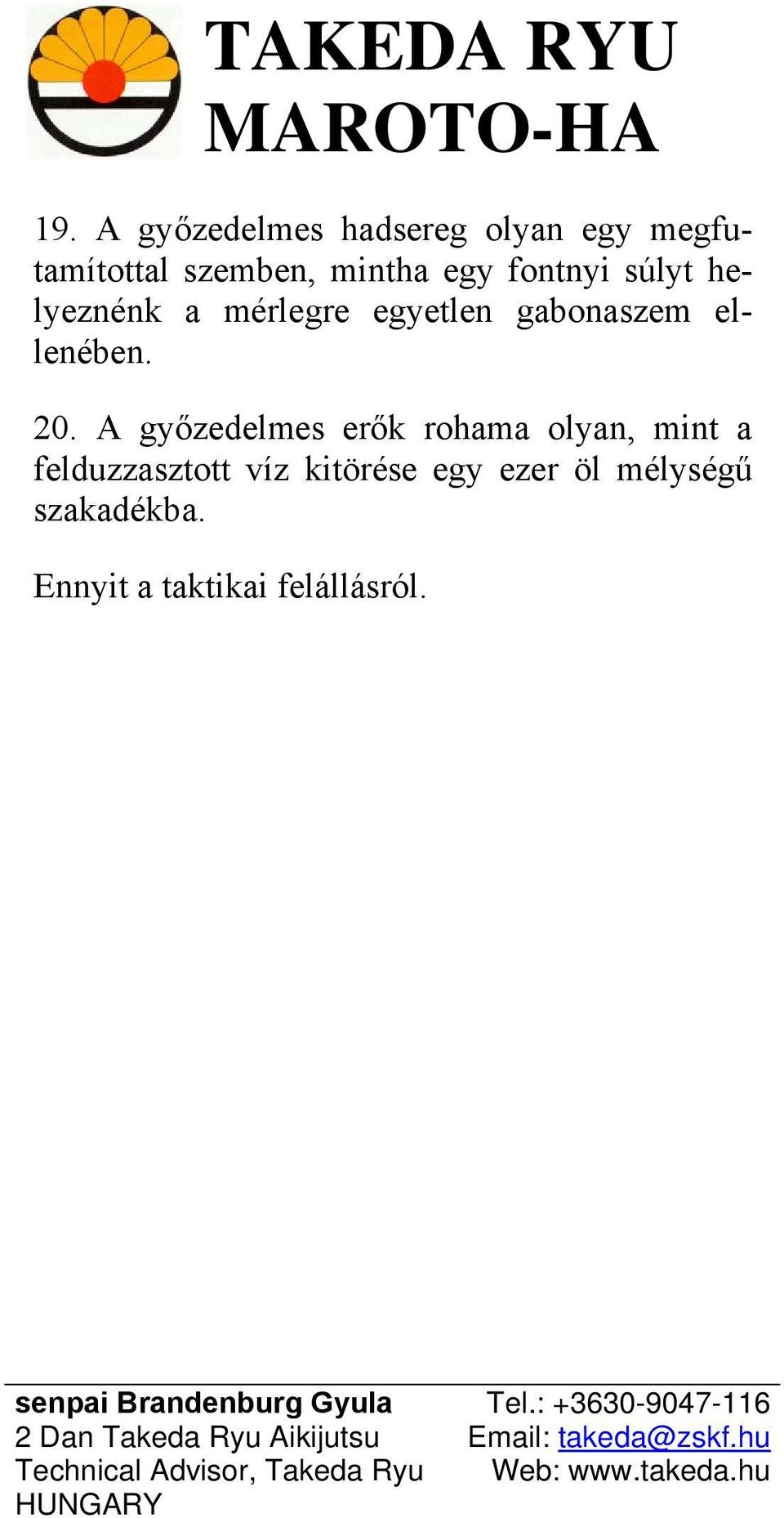 ellenében. 20.