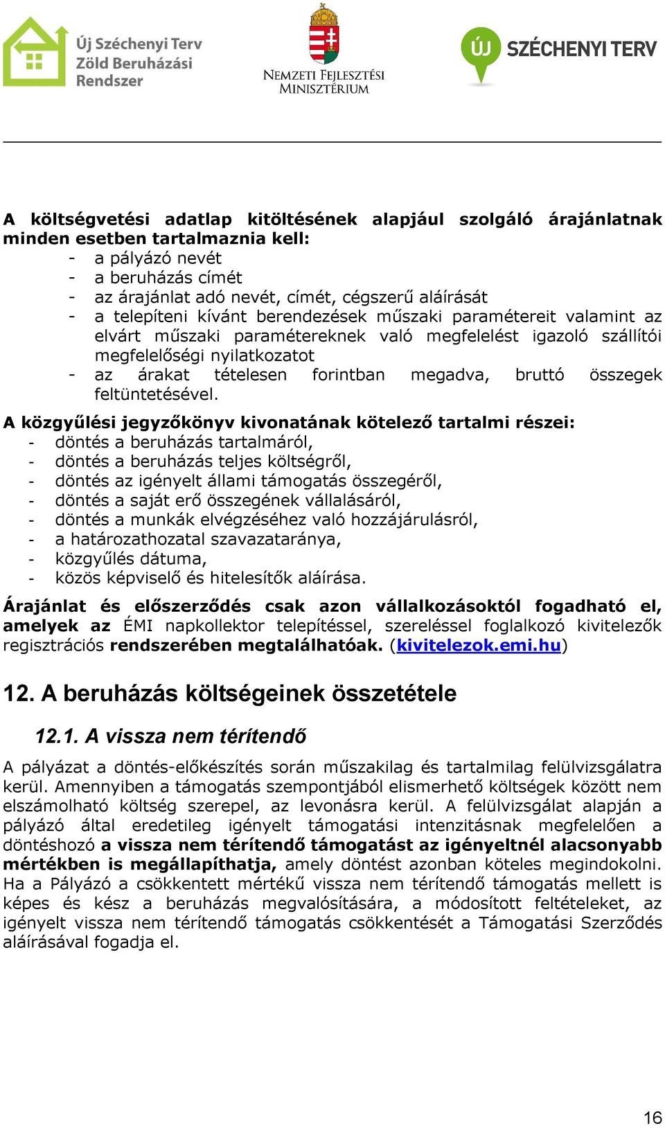 bruttó összegek feltüntetésével.