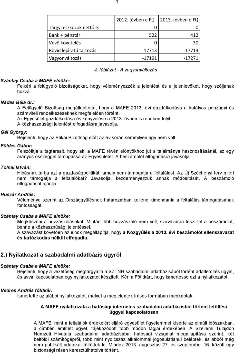 0 0 Bank + pénztár 522 412 Vevő követelés 0 30