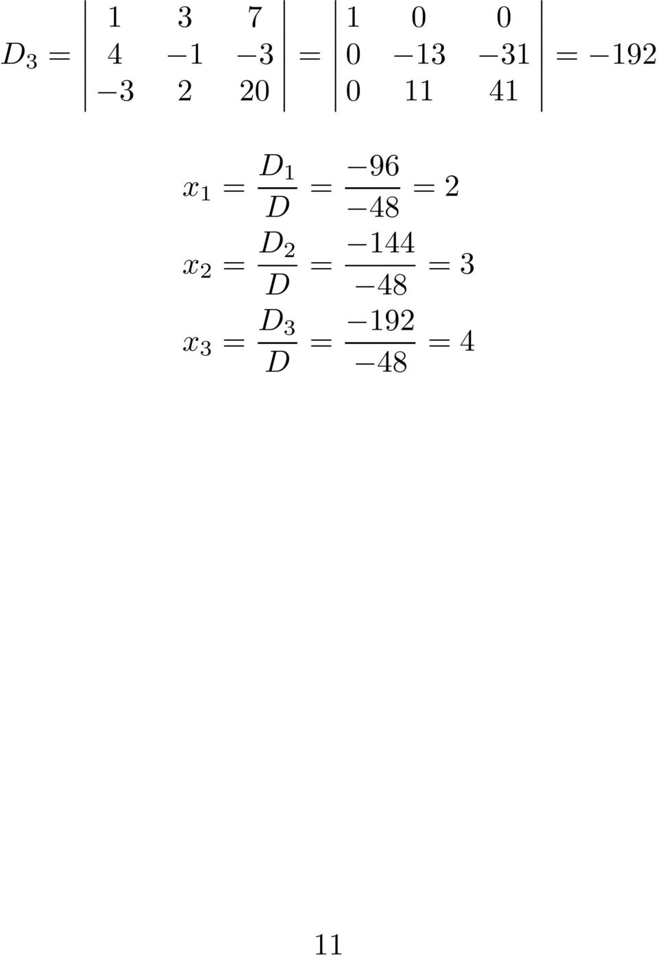 D = 96 48 = 2 x 2 = D 2 D = 144